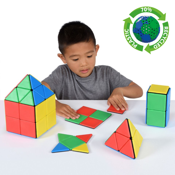 Solid Magnetic Polydron Class Set